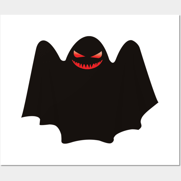 Evil Halloween Ghost Wall Art by DoomDesigns